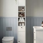 Riva 25X25cm Ekstra Dar Alan Banyo Dolabı Çok Amaçlı Dolap 2 Kapaklı Çekmeceli Raflı Beyaz RV1-W