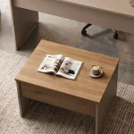 Alva 72x52 cm Ofis Sehpası Orta Sehpa Sepet-Kumsal AL2-COS
