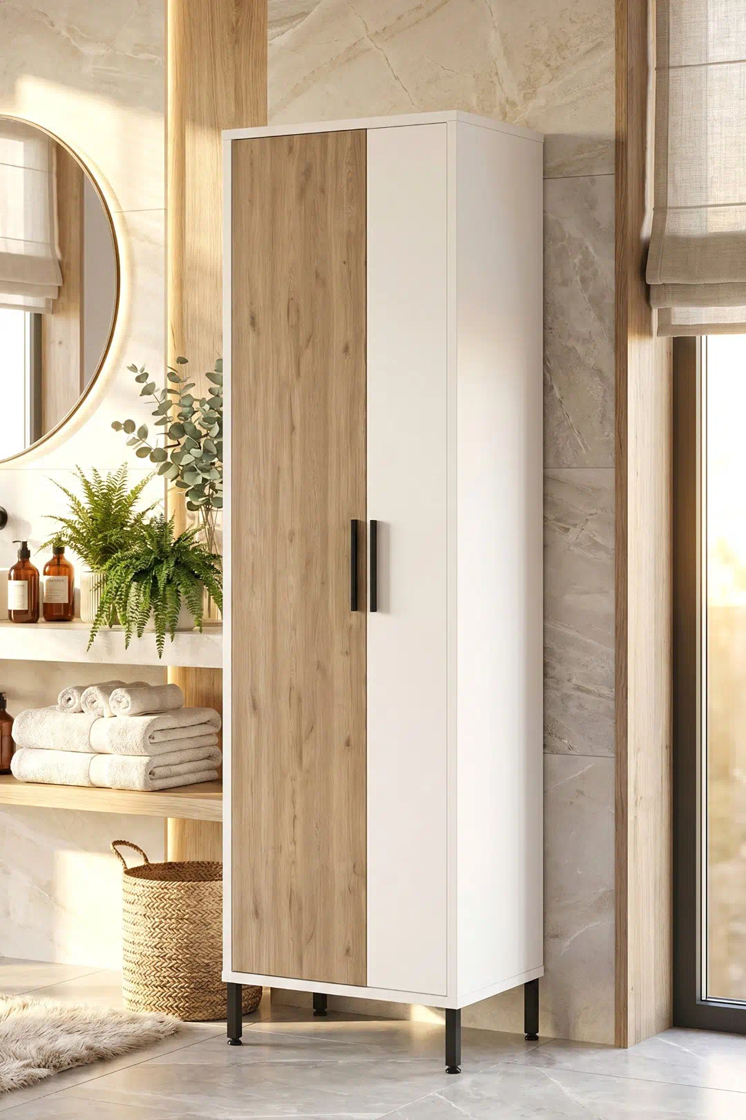 Daisy Çok Amaçlı Dolap Vileda Banyo Dolabı Keçe-beyaz DY1-WK Daisy Çok Amaçlı Dolap Vileda Banyo Dolabı Keçe-beyaz DY1-WK
