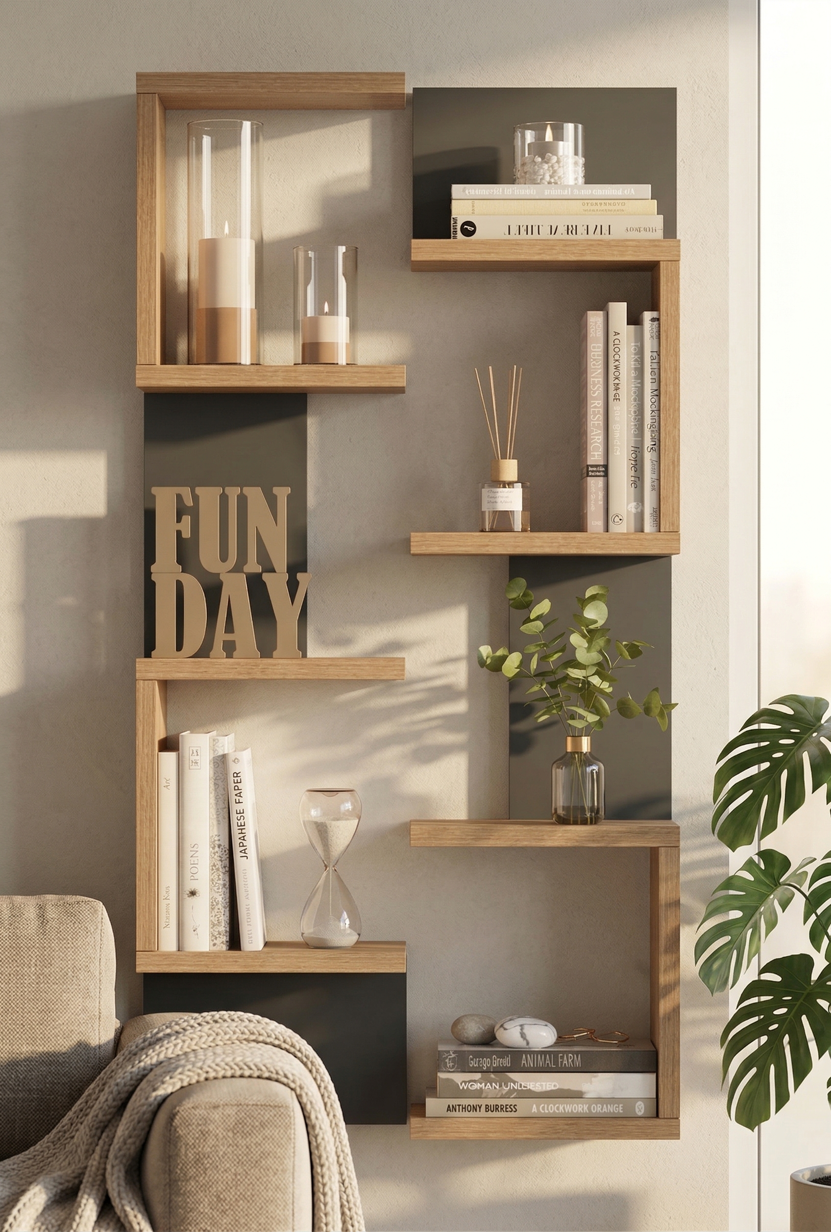 Shelf 22 Duvar Rafı Sepet-Antrasit WL22-SA Shelf 22 Duvar Rafı Sepet-Antrasit WL22-SA