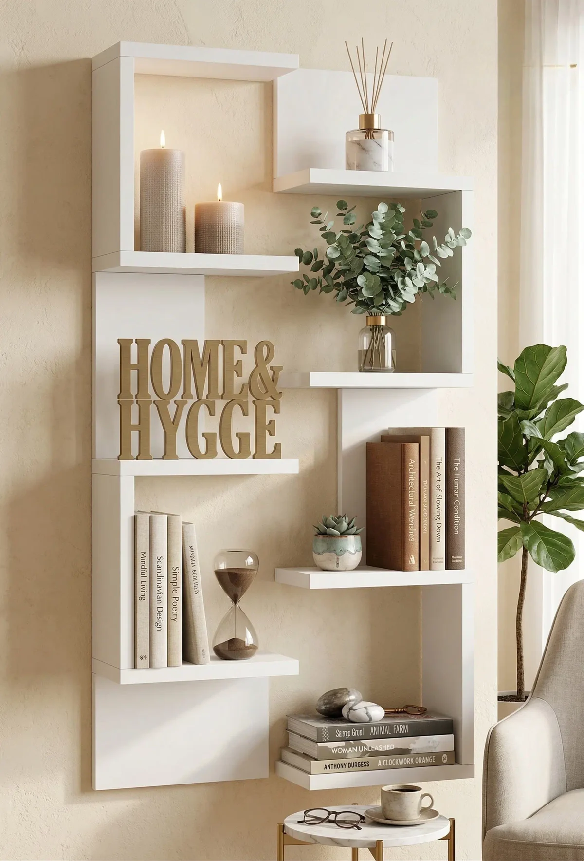 Shelf 22 Duvar Rafı Beyaz WL22-W