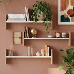 Shelf 23 Duvar Rafı Sepet-Beyaz WL23-SW