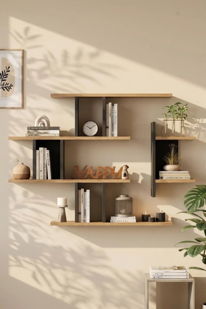 Shelf 25 Duvar Rafı Sepet-Antrasit WL25-SA