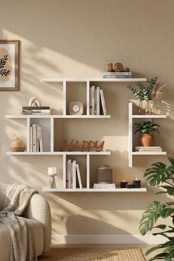 Shelf 25 Duvar Rafı Beyaz WL25-W