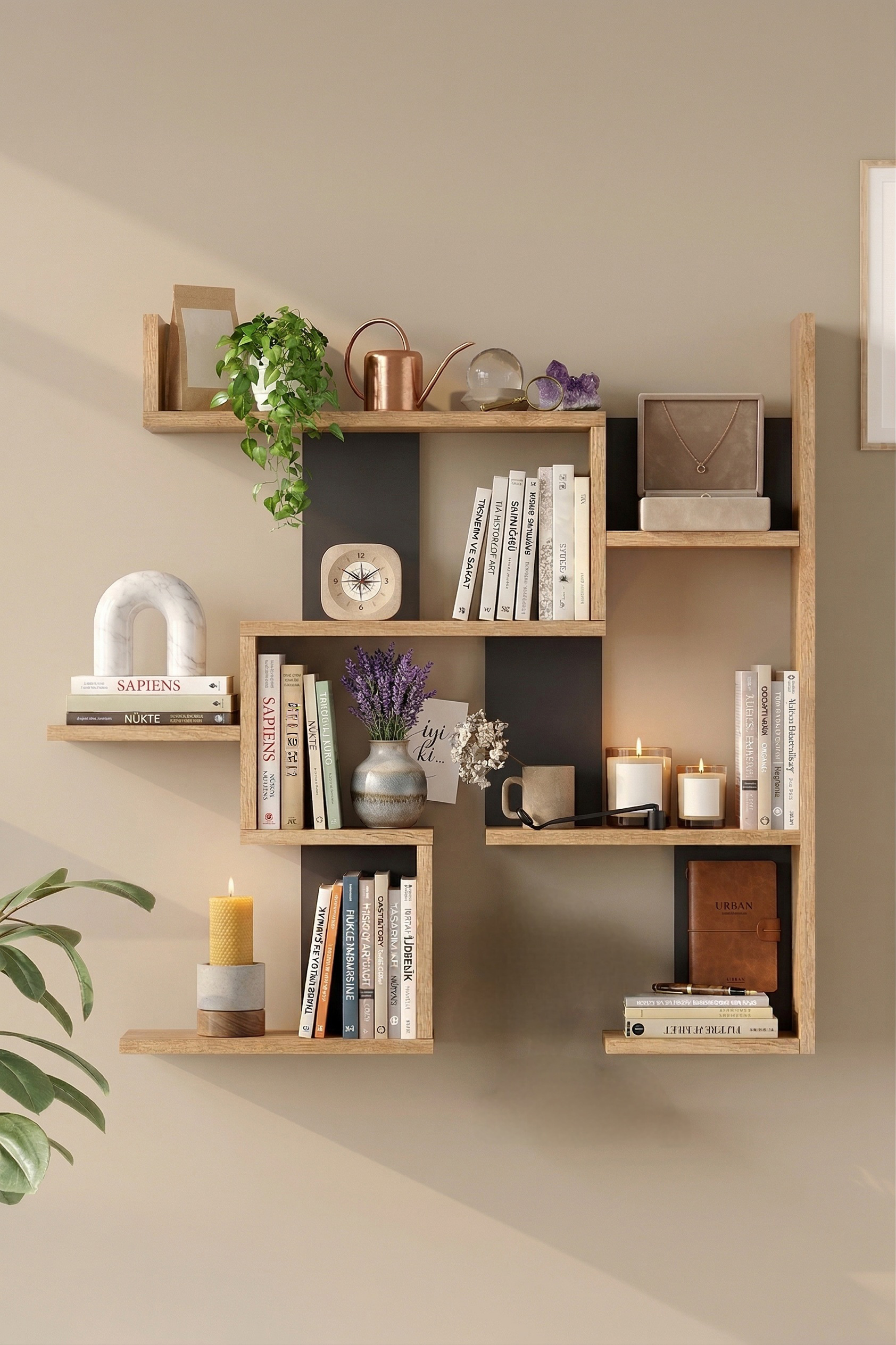 Shelf 26 Duvar Rafı Sepet-Antrasit WL26-SA Shelf 26 Duvar Rafı Sepet-Antrasit WL26-SA