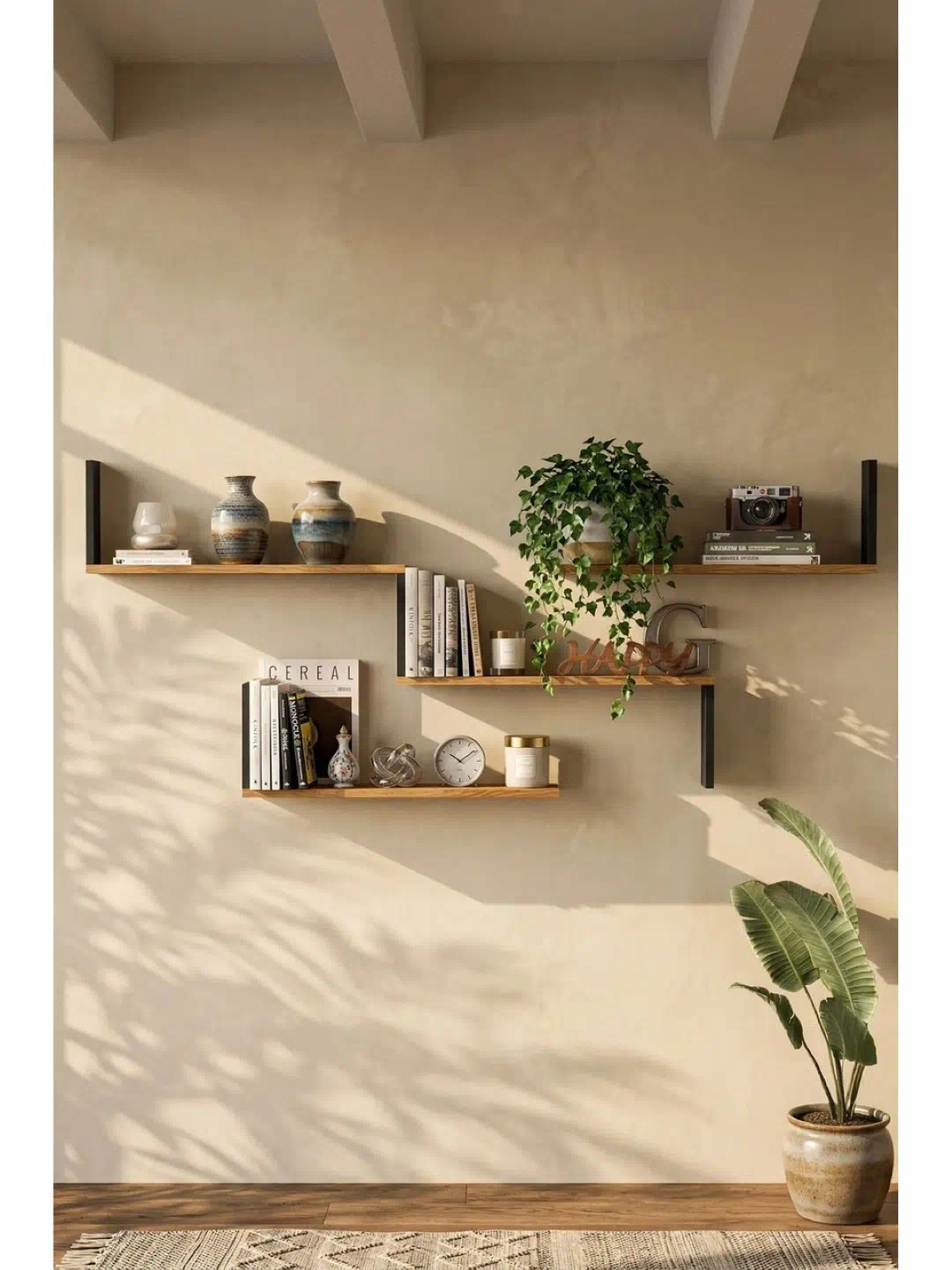 WL28-SA-1X Shelf 28 Duvar Rafı Sepet-Antrasit WL28-SA